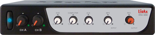 IR-400 2-Channel Infrared Receiver and Amplifier System